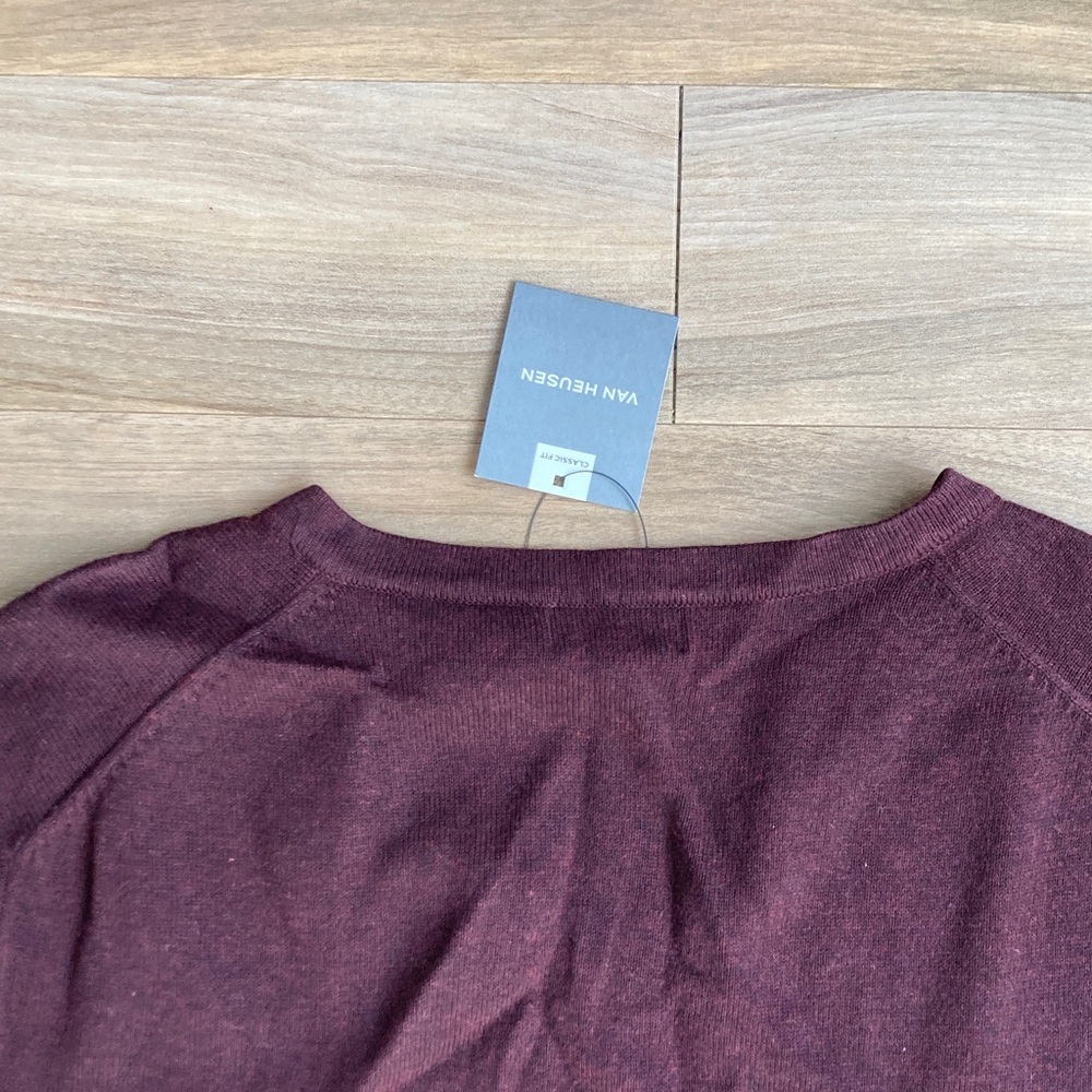 Van Heusen pullover classic fit sweater vest business casual office preppy L - Picture 10 of 17